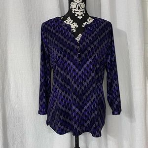 Dana Buchanan 3/4 sleeve top, L